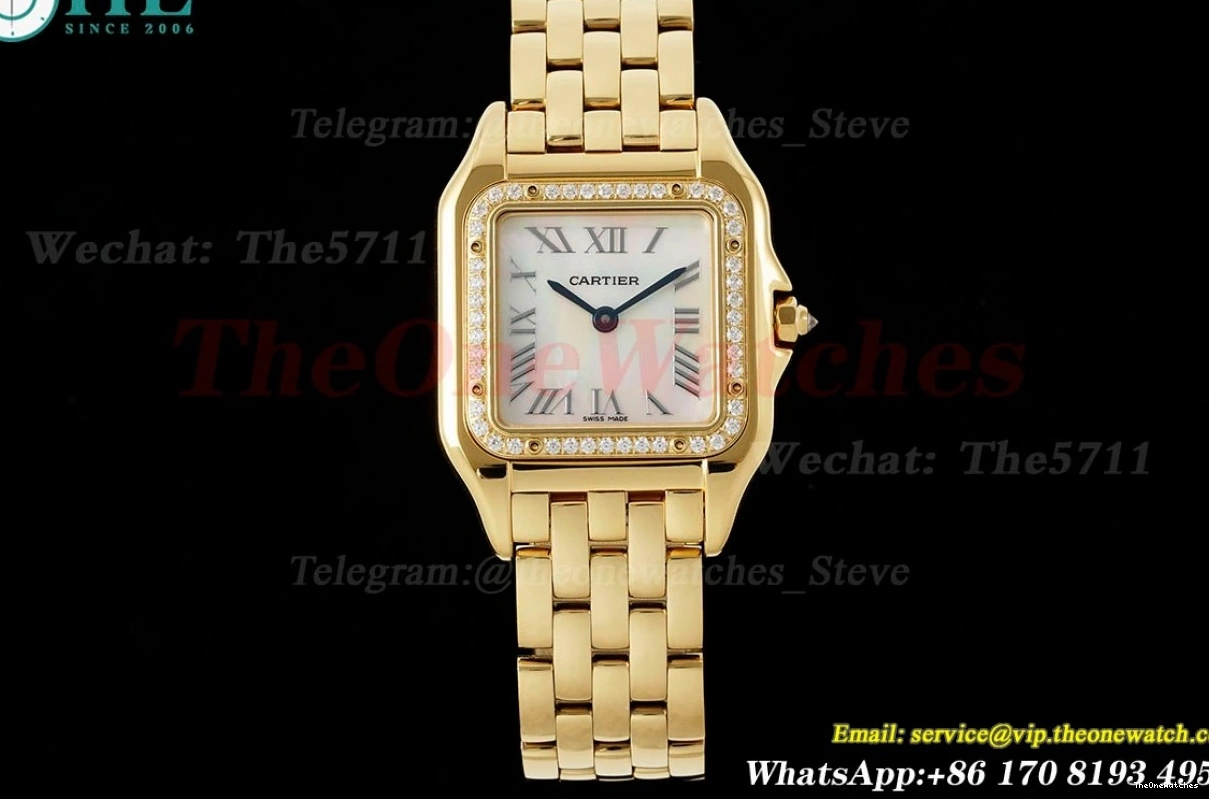 27mm Panthere YG Dial De Mop Secrete AF Quartz Dia YG Ladies 0101